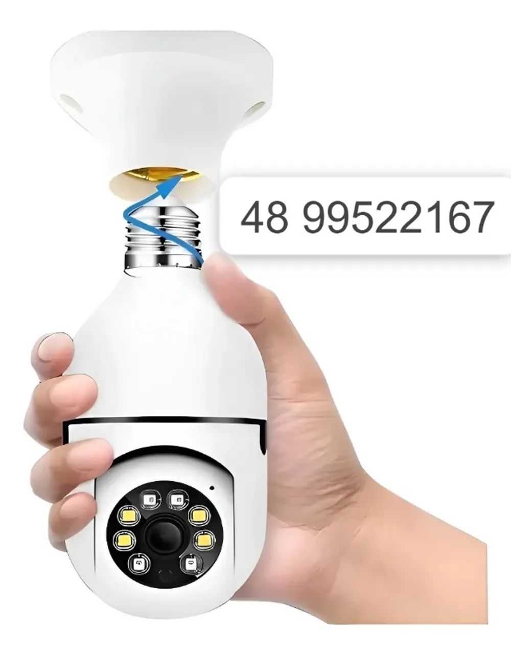Câmera Lâmpada Wi-fi
