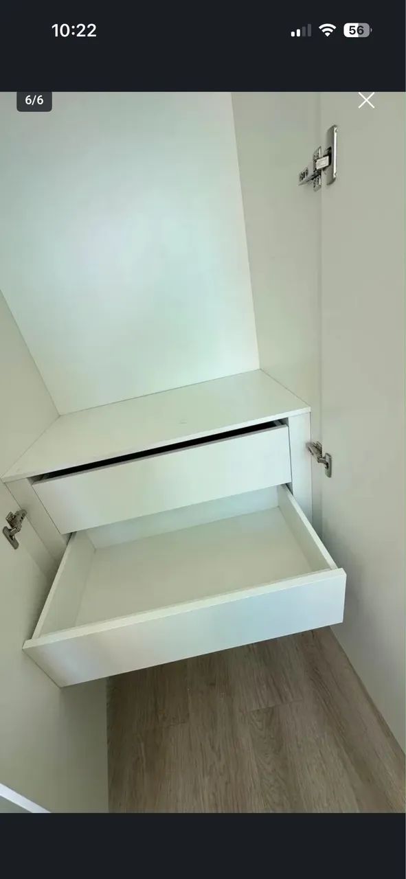 Guarda Roupa de casal branco  - Foto 5