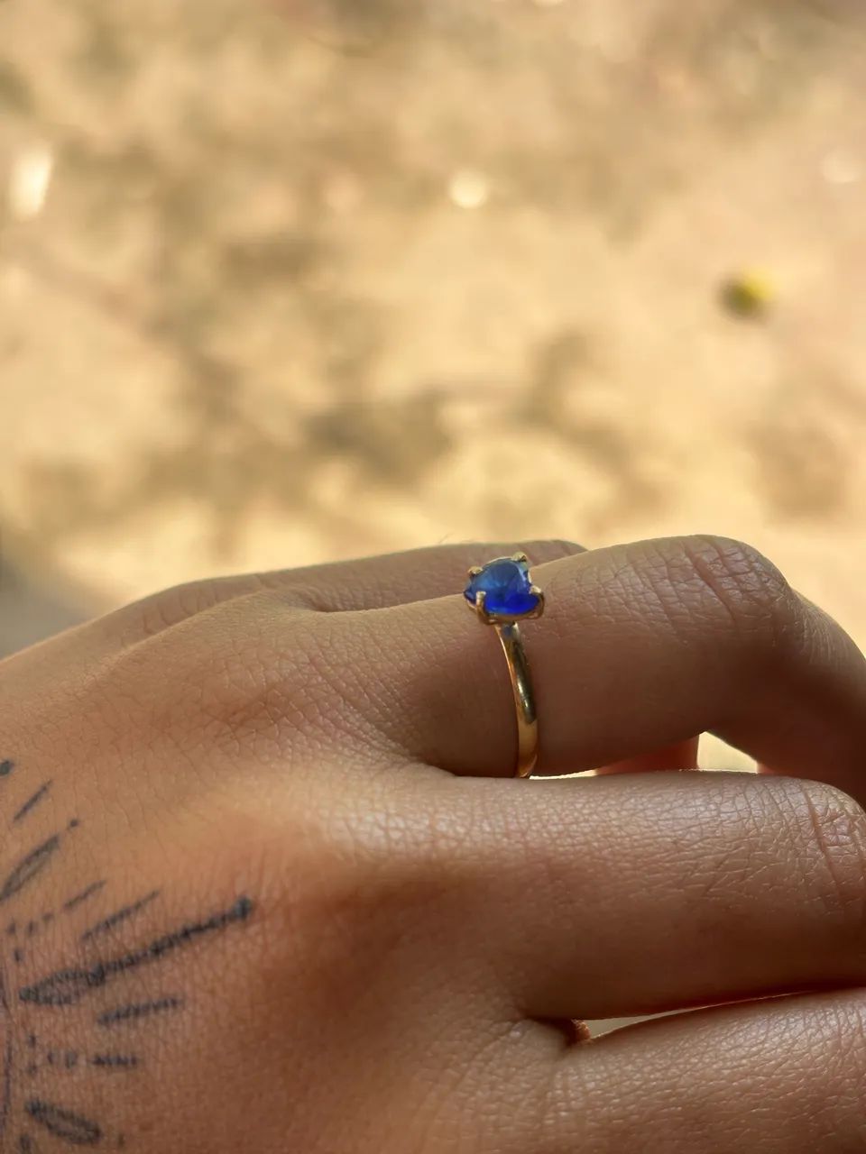 Anel de ouro 18k