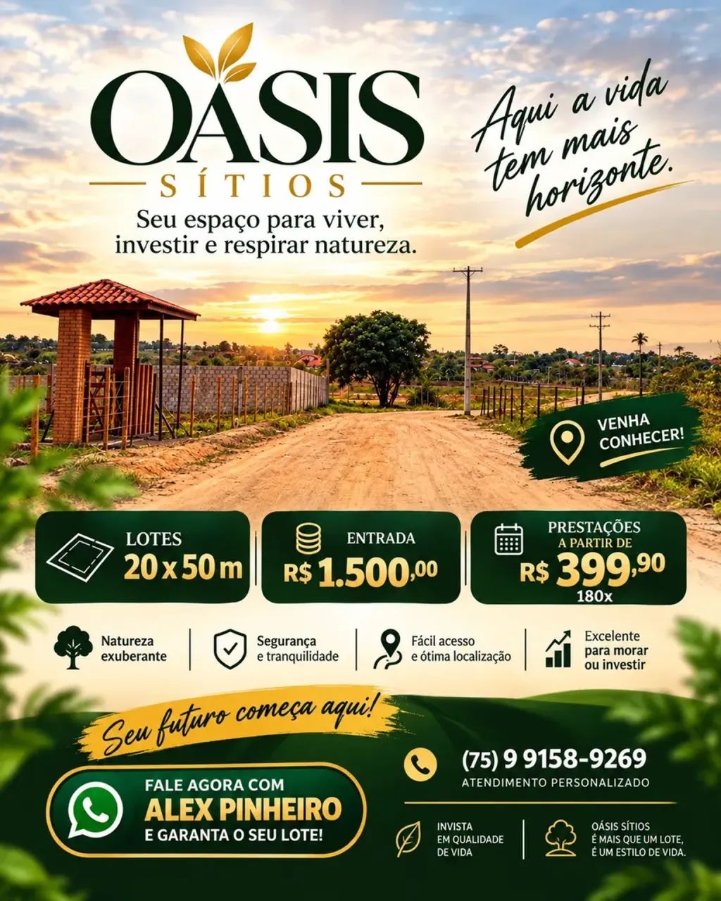 loteamento chacara Oasis - Foto 2