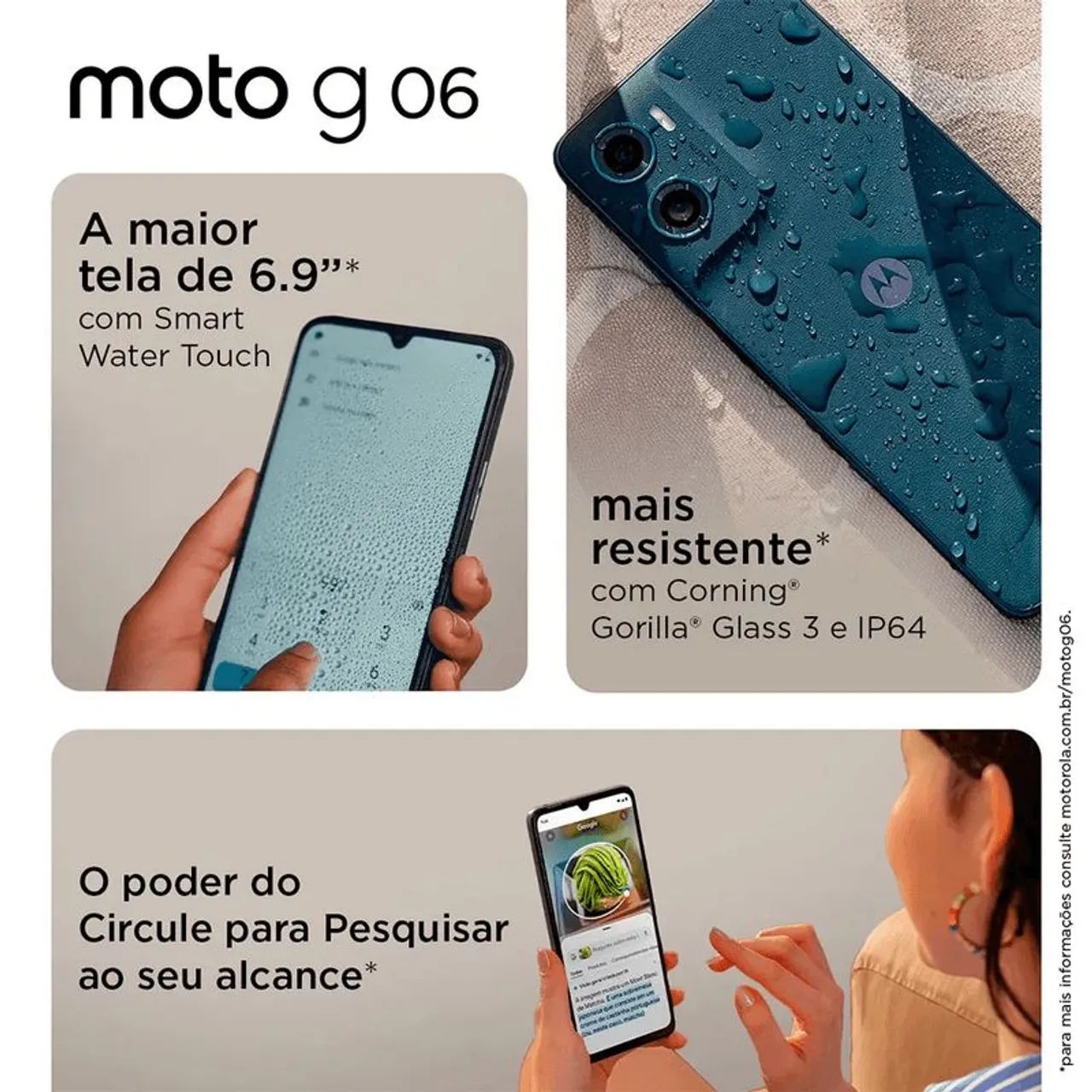 Moto G06 256GB 12GB RAM - Verde - Foto 3