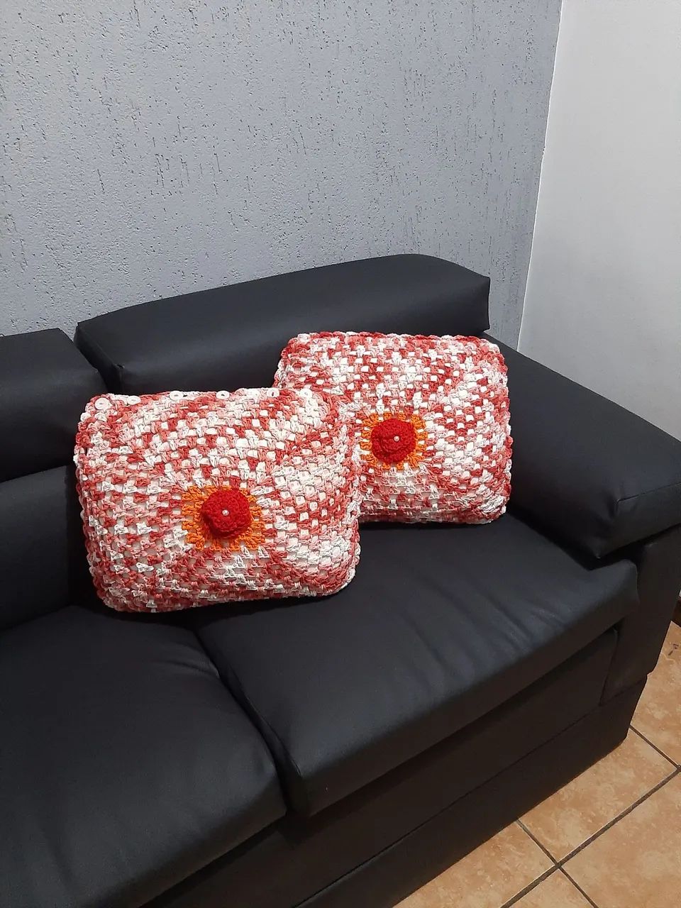 Almofadas de crochê  - Foto 3