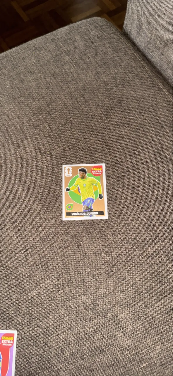 Vinicius Junior bronze extra sticker copa do mundo 2026 panini