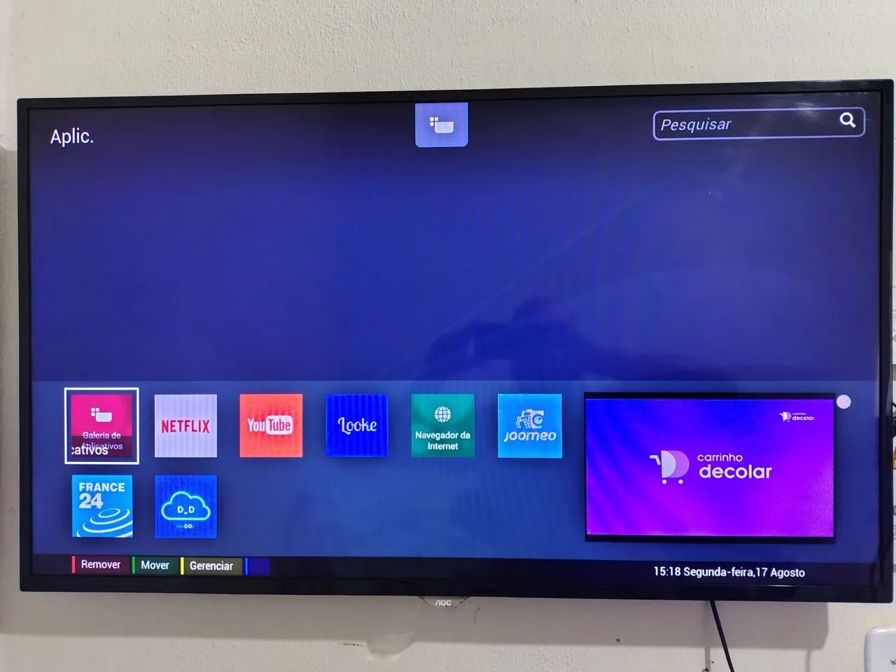 Smartv tv AOC 43 polegadas  - Foto 2