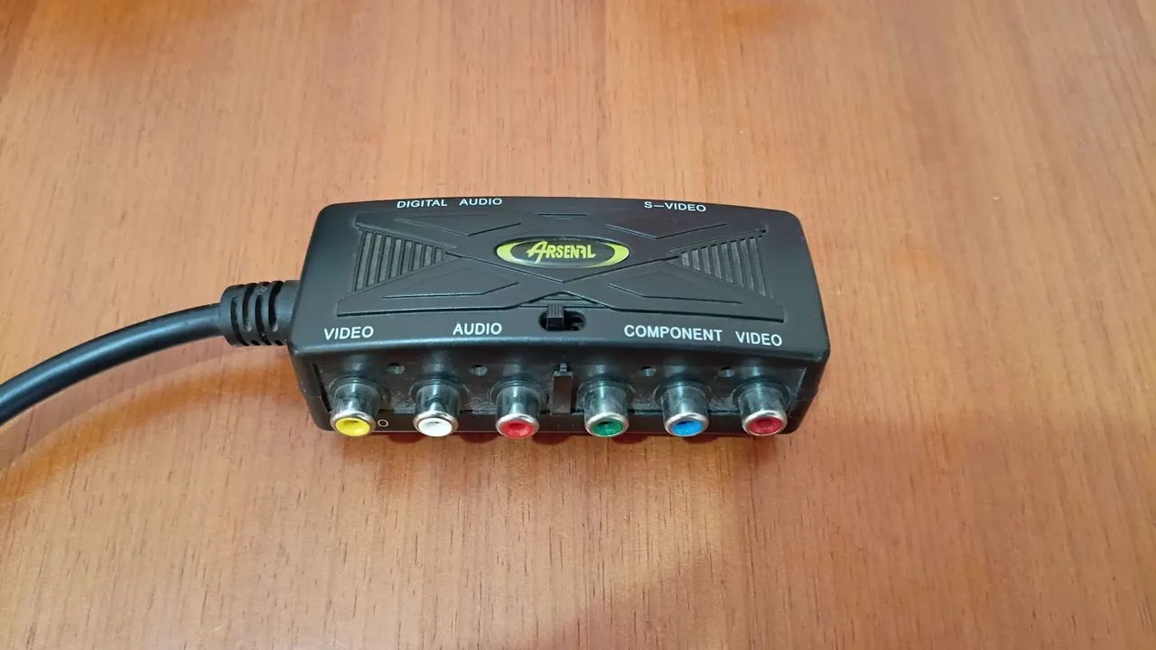 Adaptador Av e Componente para Xbox Clássico