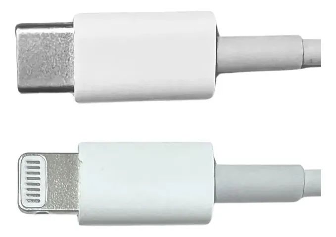 Cabo De Carregamento Iphone Apple Usb-c Lightning Branco - Foto 3