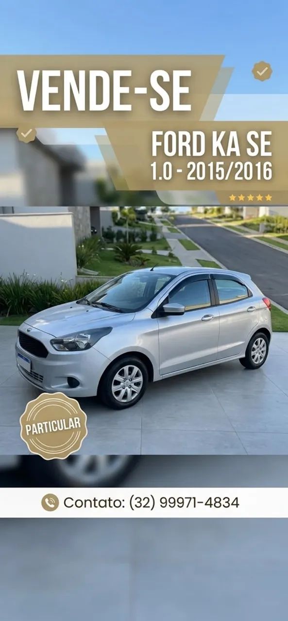 Ford Ka 1.0 SE/SE PLUS TIVCT FLEX 5P 2016