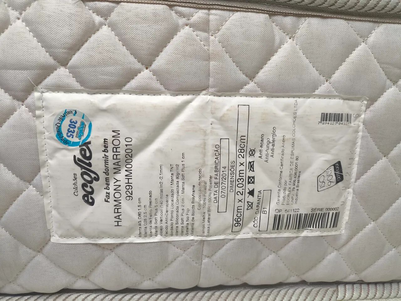 Bicama box Herval com Colchão Harmony Verticoil da marca Ecoflex - Foto 5