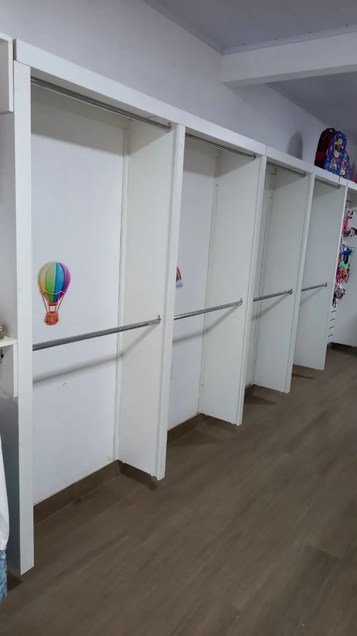 Araras duplas para loja 