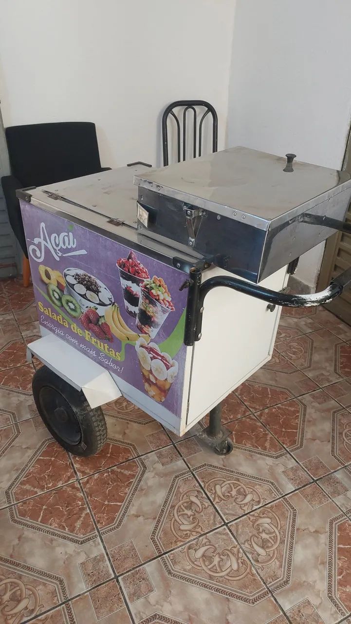 Carrinho para açaí e salada de frutas  - Foto 4