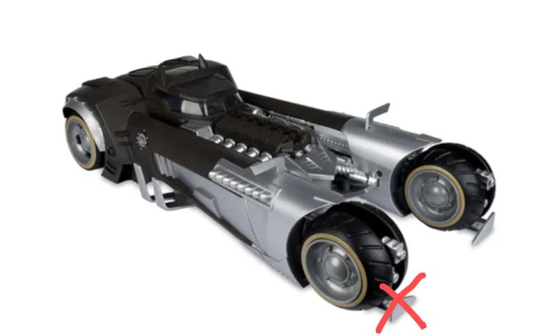 LEIA A DESCRIÇÃO!!! - Batman: White Knight DC Multiverse Gold Label Batmobile Exclusive