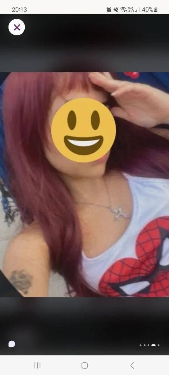Peruca longa com franja da shein ruiva - Foto 2