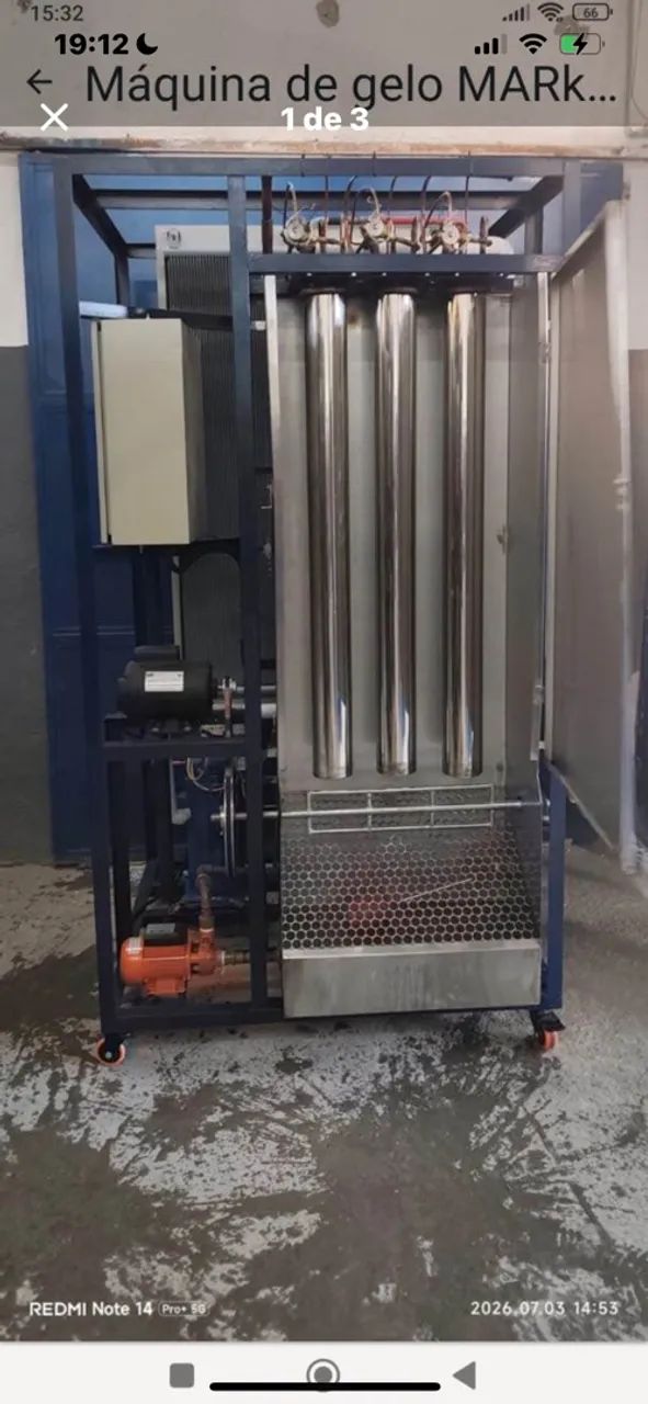 Máquina de gelo escama 