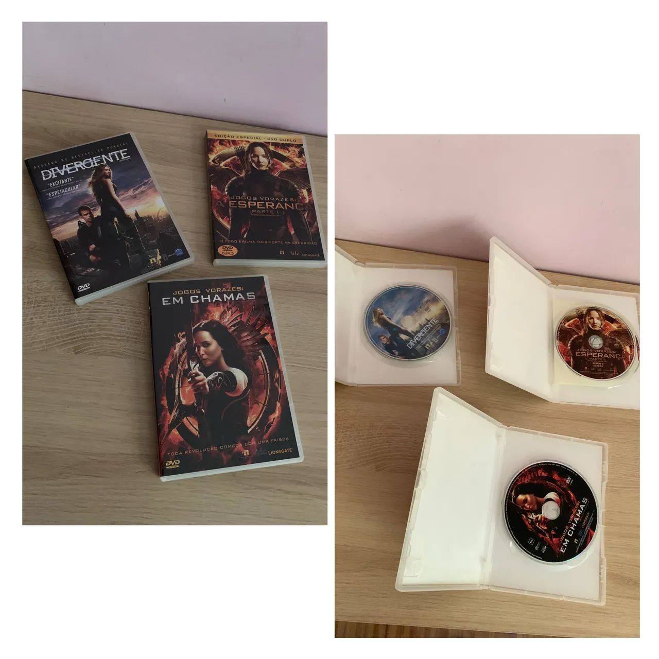 DVDs - Divergente e Jogos Vorazes - DVD, Blu-Ray e Vídeo Cassete