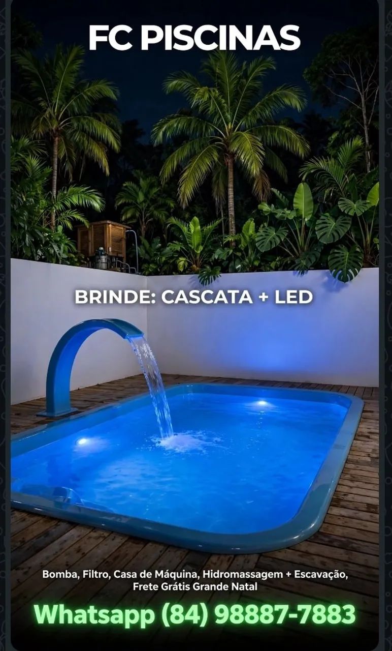Piscina de fibra