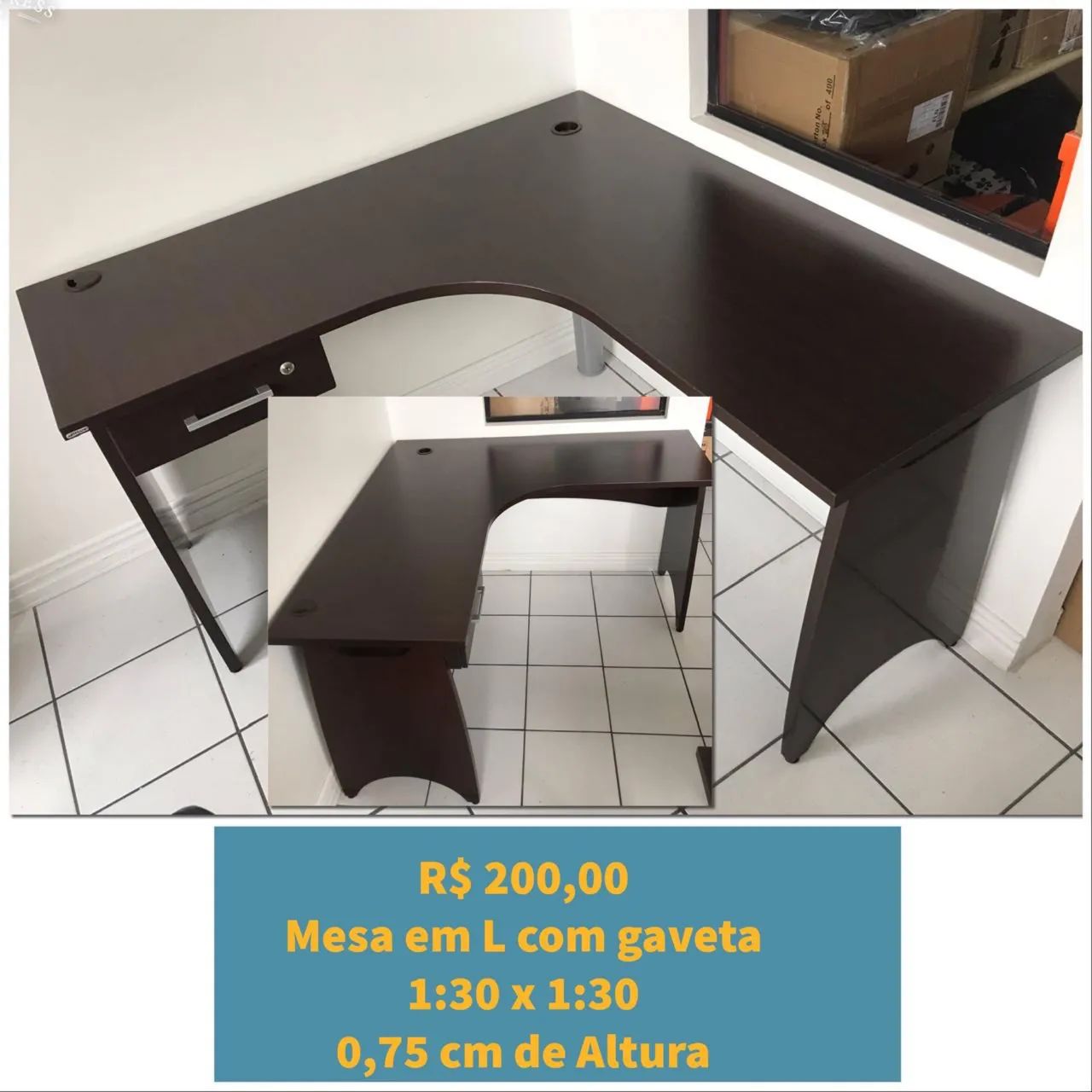 Mesa escritório ótima qualidade  - Foto 3