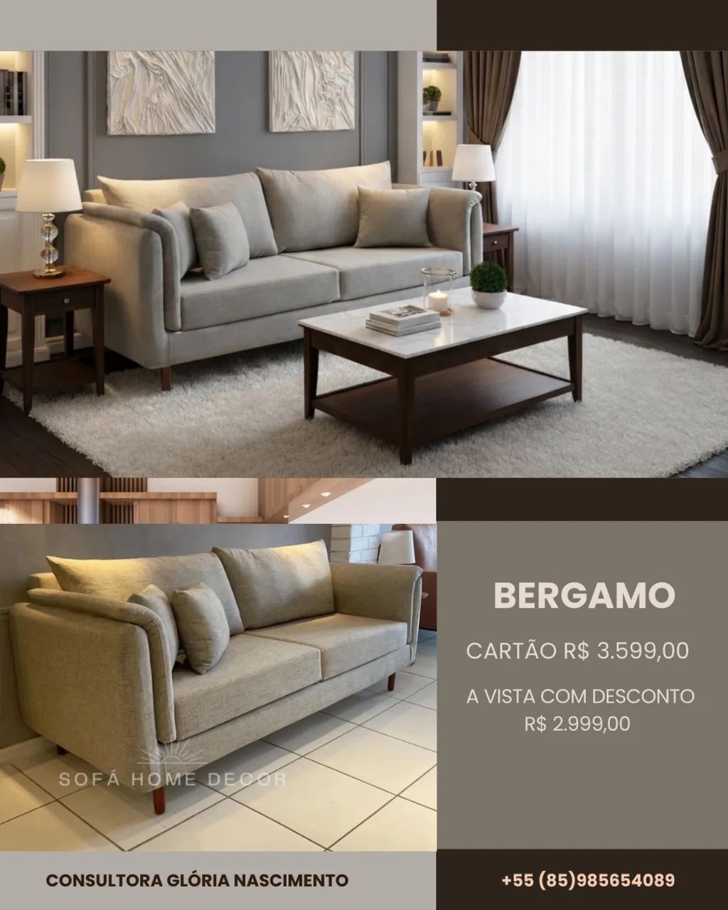 Sofá bergamo