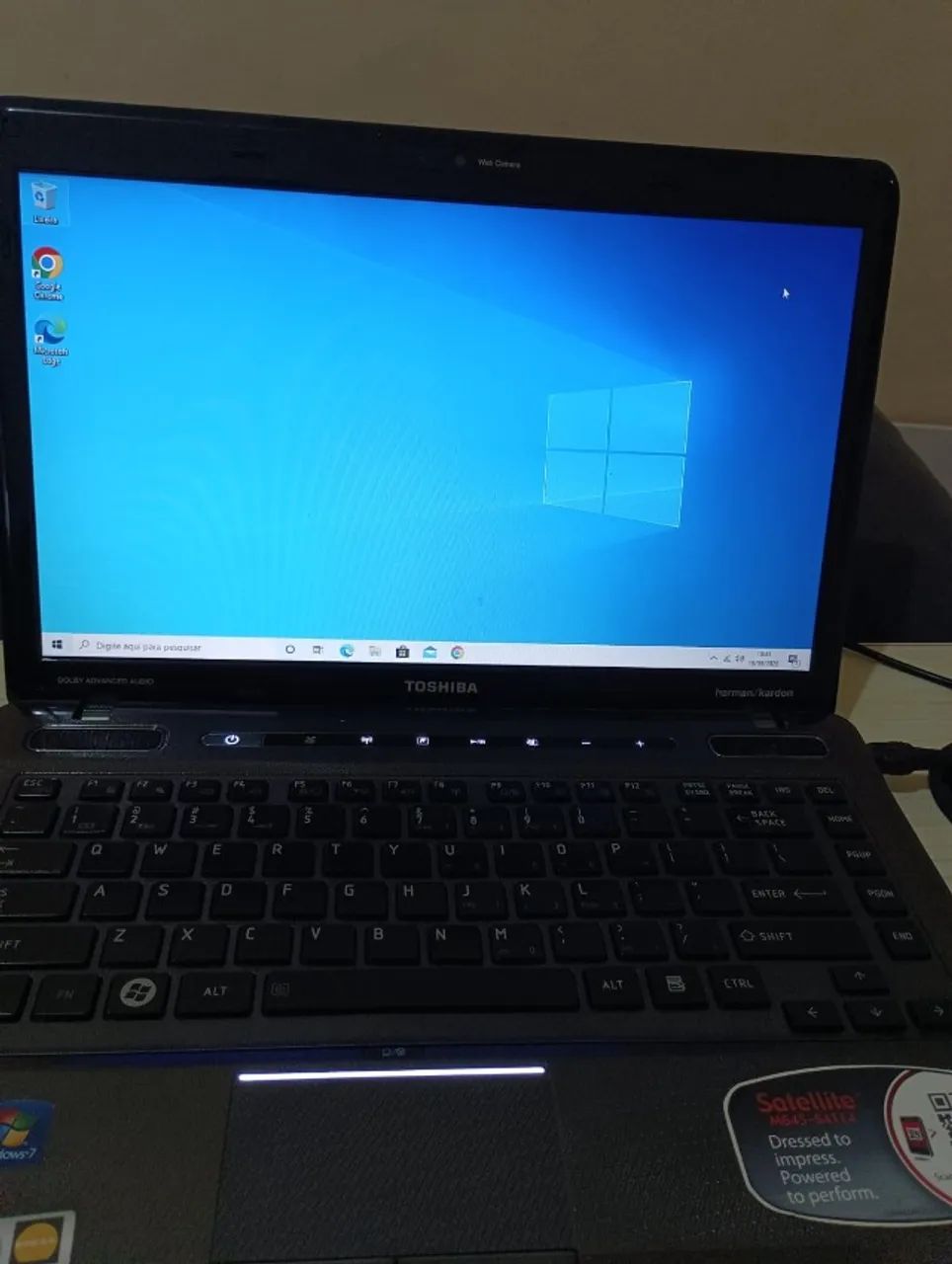 Notebook Toshiba Satellite M645-S4114 R$ 500 - Foto 4
