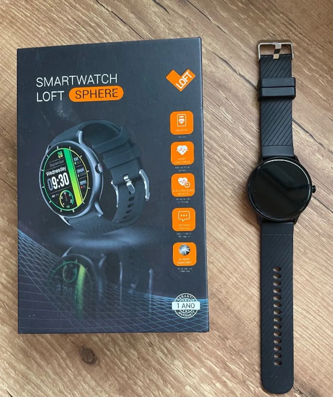 SMARTWATCH LOFT SPHERE PRETO - Foto 2
