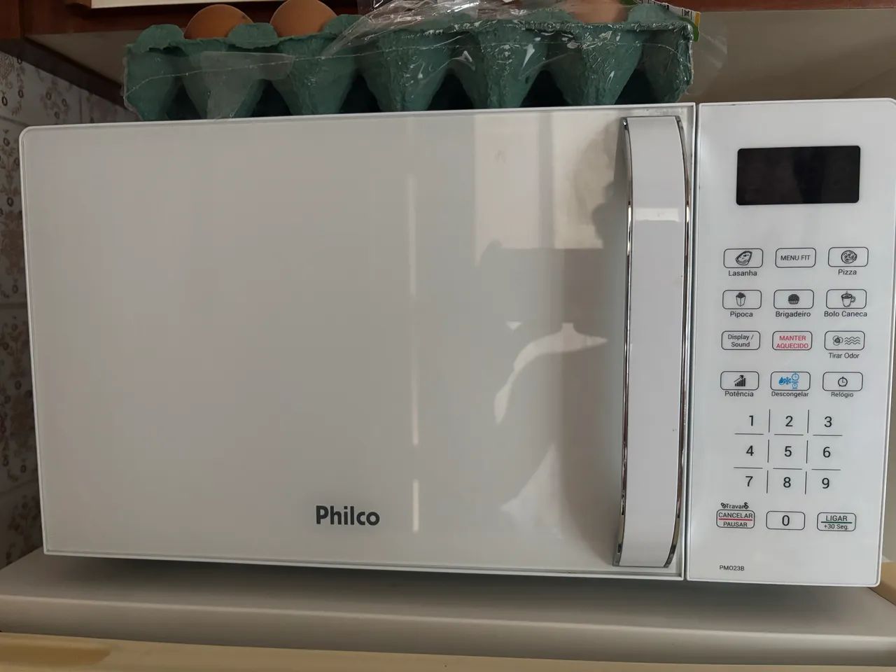 Vendo Micro-ondas Philco 20L Branco - Foto 2