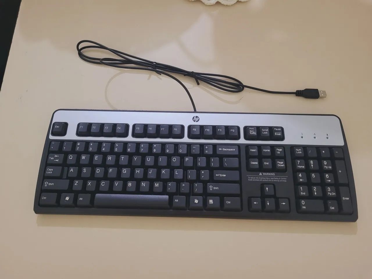 Teclado HP Original USB Layout Americano (US) - Excelente Estado - Foto 5