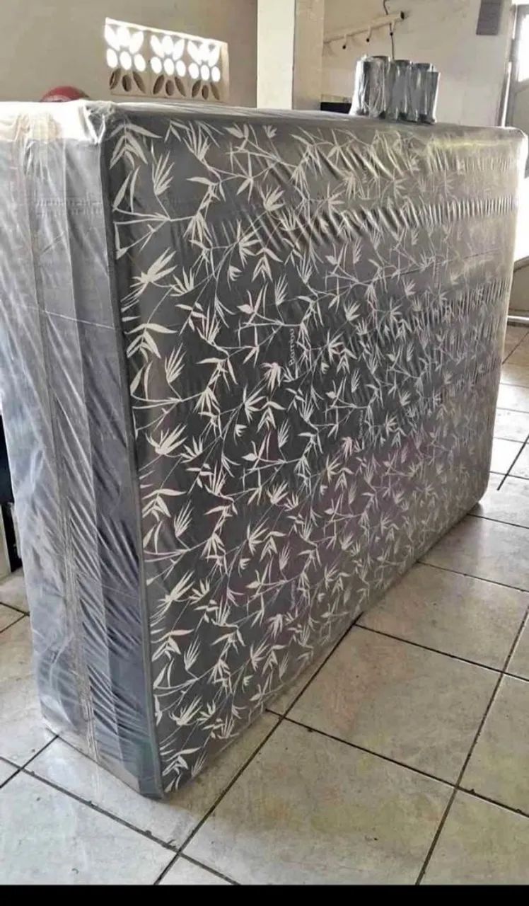 Cama box Casal - 10cm espuma ( Frete grátis )
