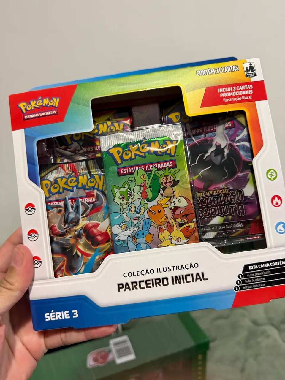 BOX POKÉMON PARCEIRO INICIAL - SÉRIE 3 - Foto 3