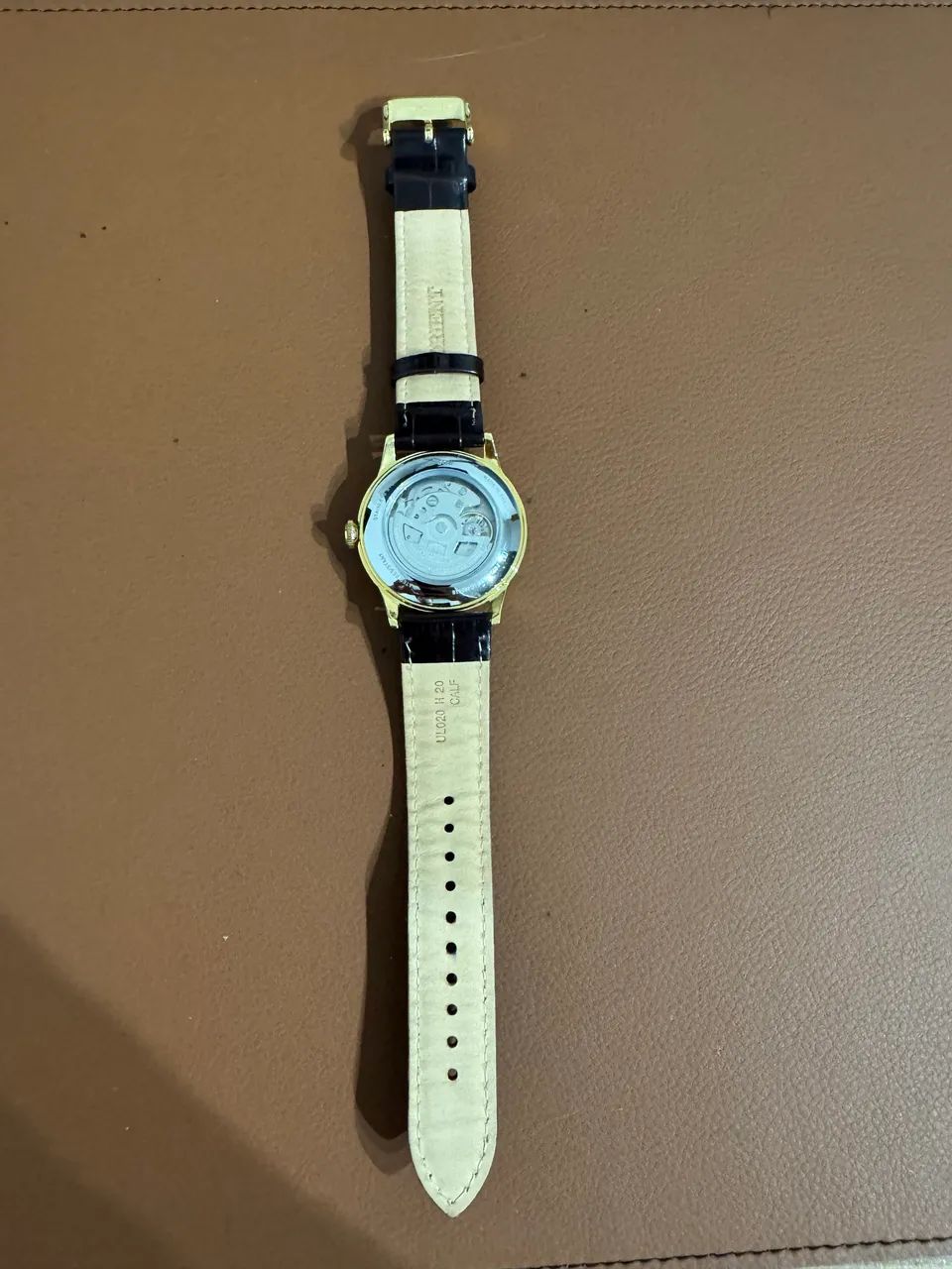 Relógio Orient Bambino Ouro Automático  - Foto 4