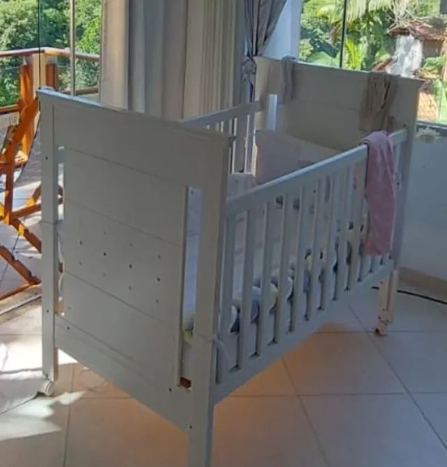 Berço estilo americano com colchão Emma  - Foto 2