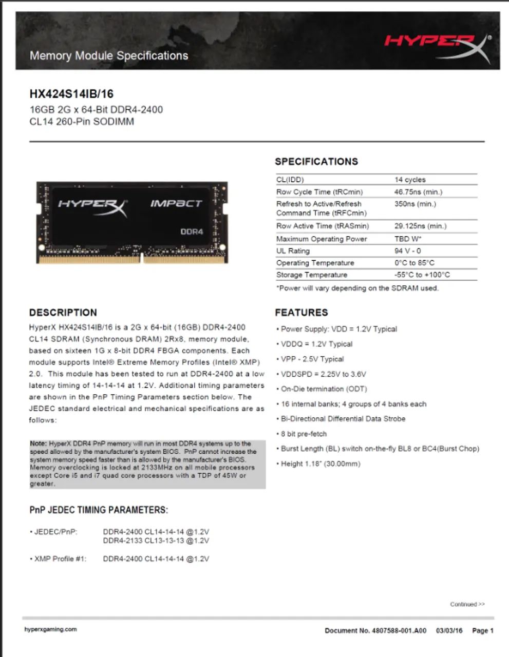 Memória RAM Kingston Hyperx Impact 32GB DDR4, CL14 para Notebook - Foto 4