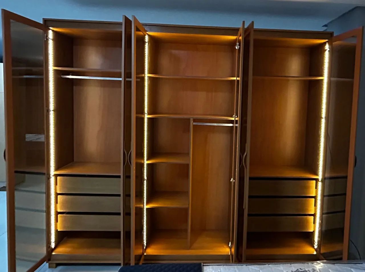 Guarda roupa casal 100% MDF  - Foto 4