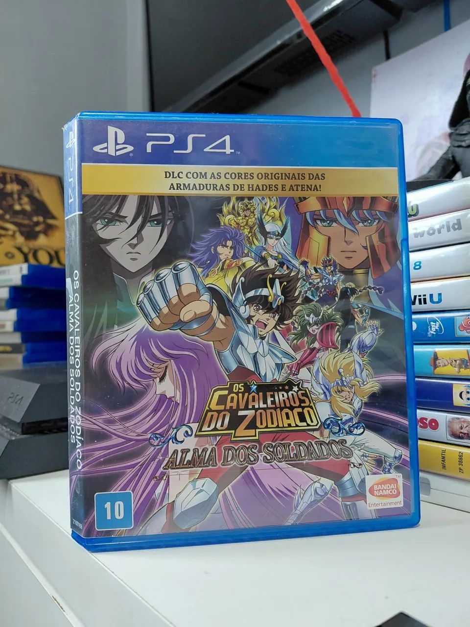 ＰＳ4 OS CAVALEIROS DO ZODÍACO ALMA DOS SOLDADOS COM DLC PS4 - mídia
