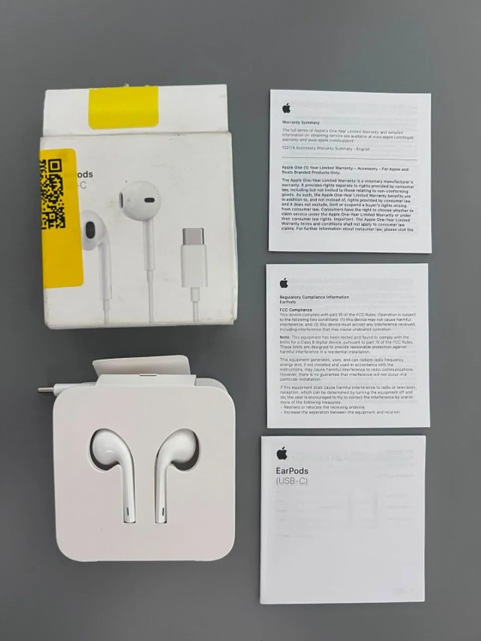 EarPods Apple USB-C - Original - Caixa Completa - Nunca Usado