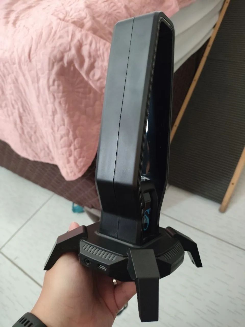 Suporte headset RGB com HUB USB - Foto 2