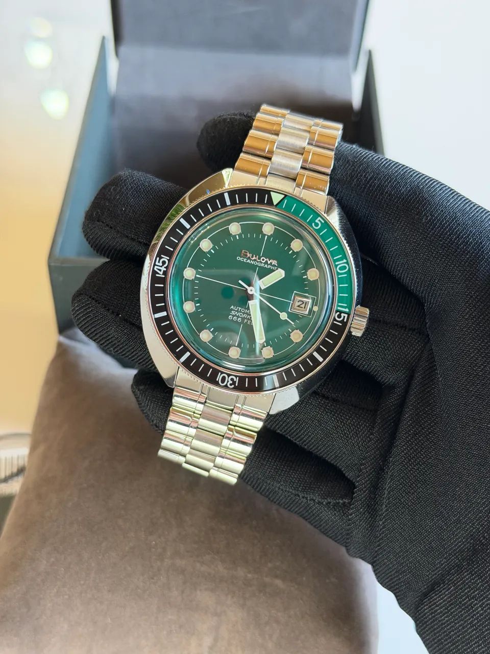 Relógio Bulova Oceanographer Verde
