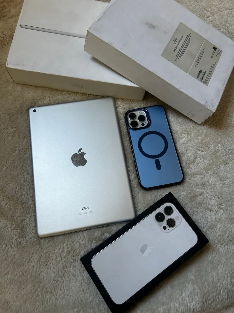 Iphone 13 pro max 128gb e ipad 9 geração 