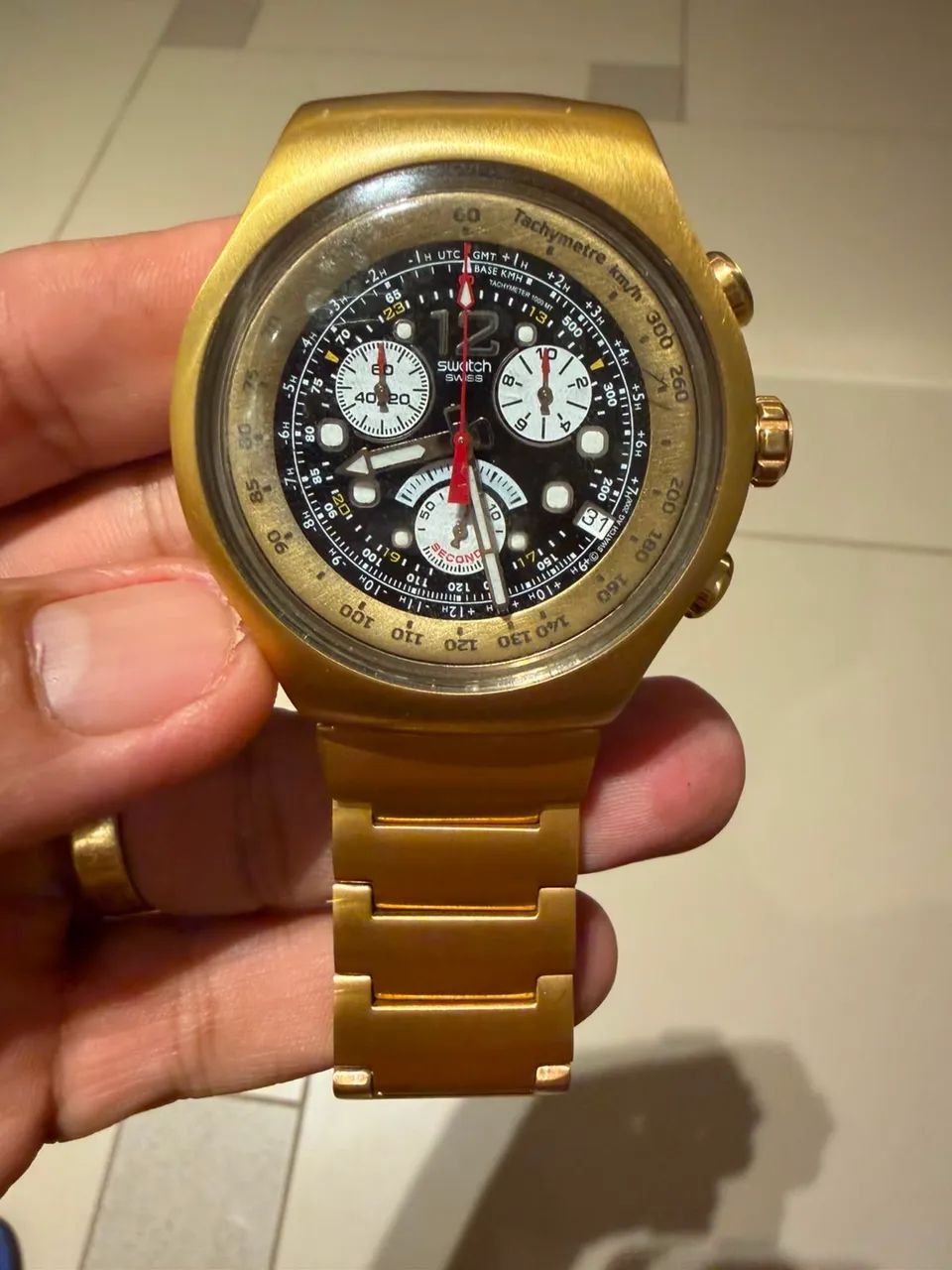 Swatch série ouro 