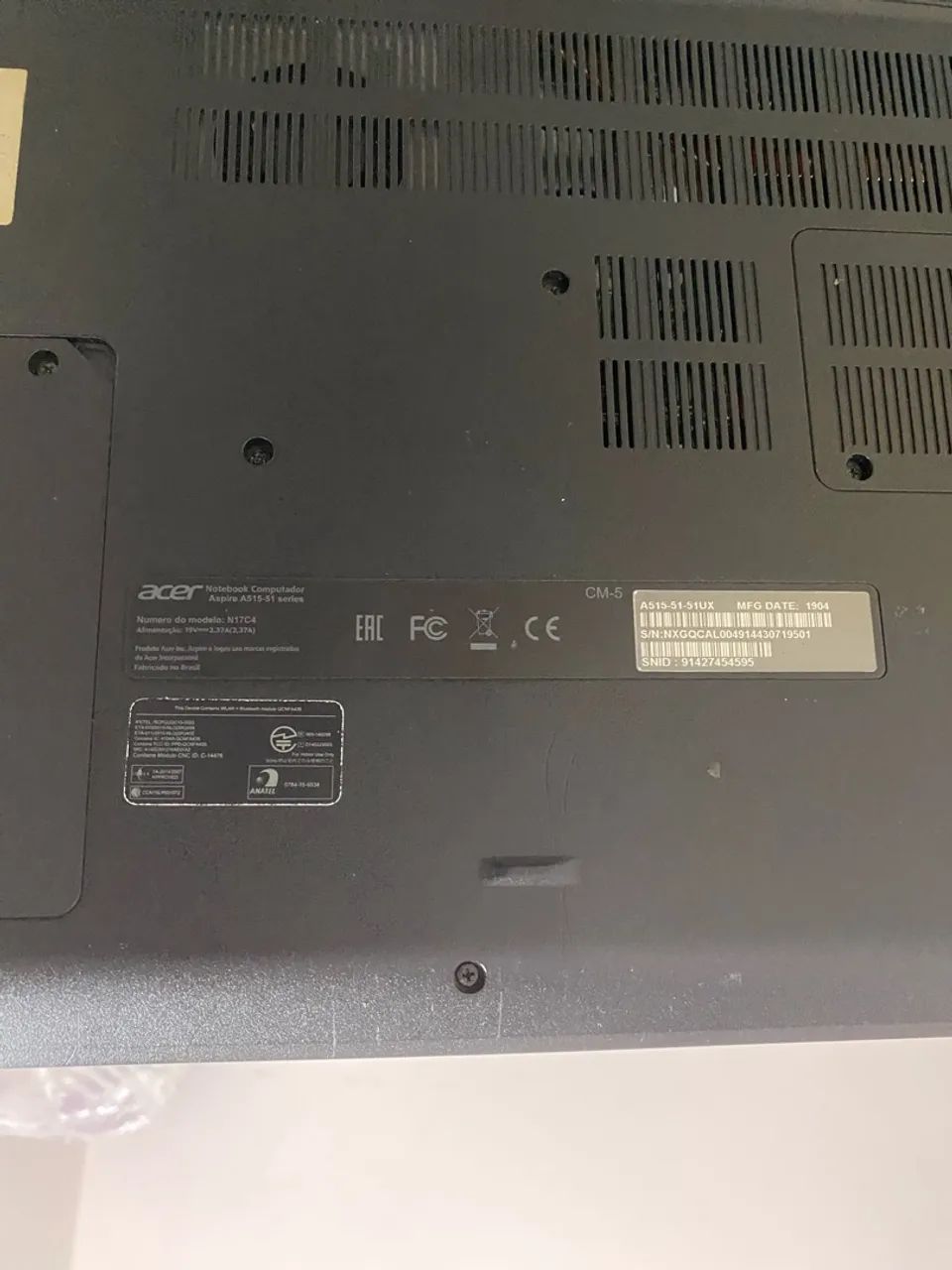 Notebook Acer Aspire 5 i5 Funcionando, com Nota Fiscal e Preço Baixo! - Foto 3