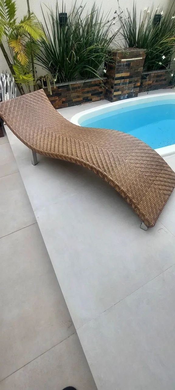 Espreguiçadeira de junco  - Foto 3