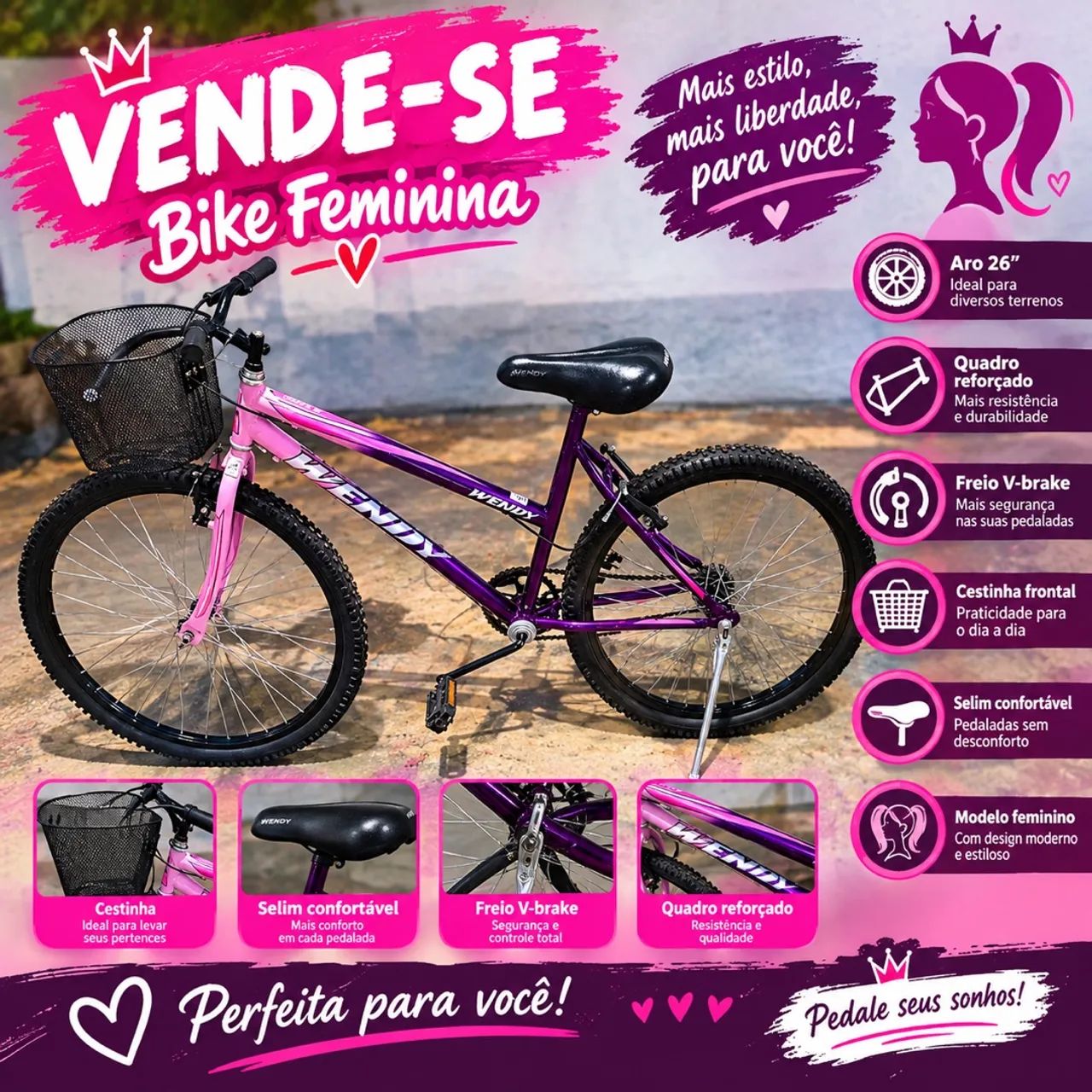 Bike de menina 