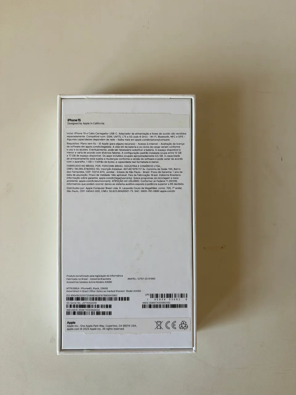 Caixa vazia iphone 15 - Foto 2