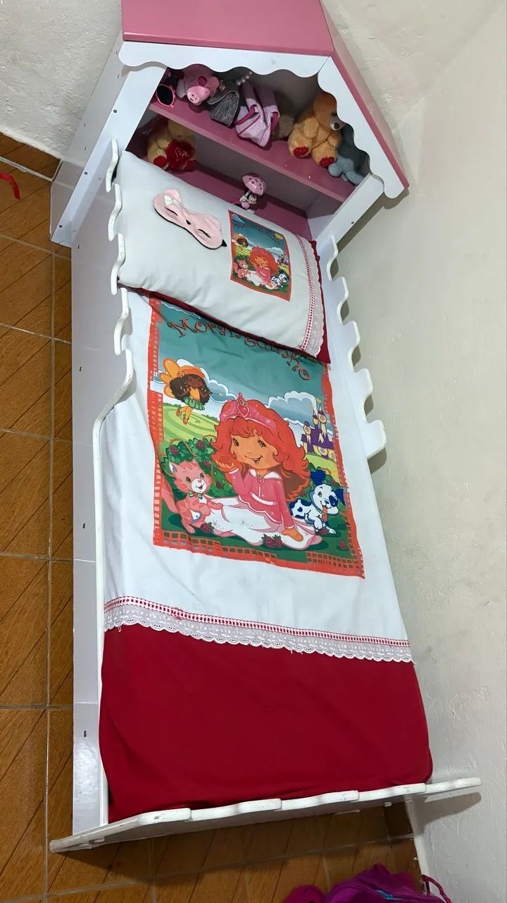 Cama infantil castelo com colchão  - Foto 4