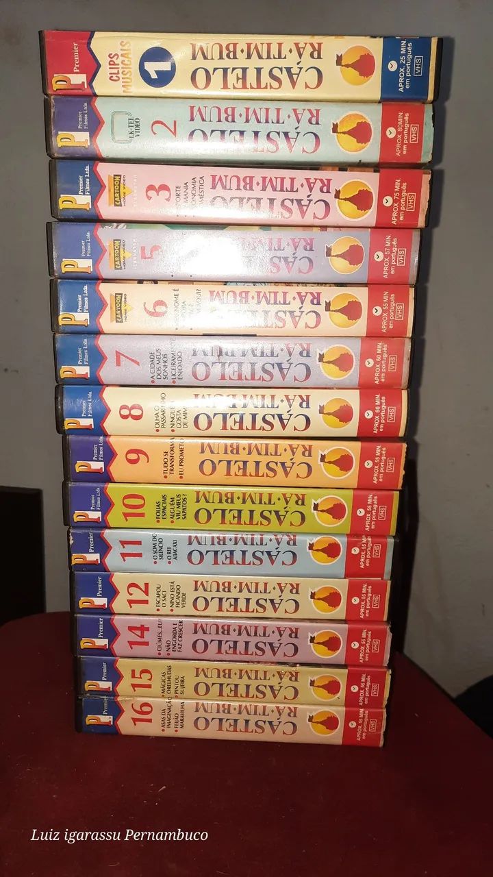 Coleção fitas vhs castelo Ra Tim bum  - Foto 2