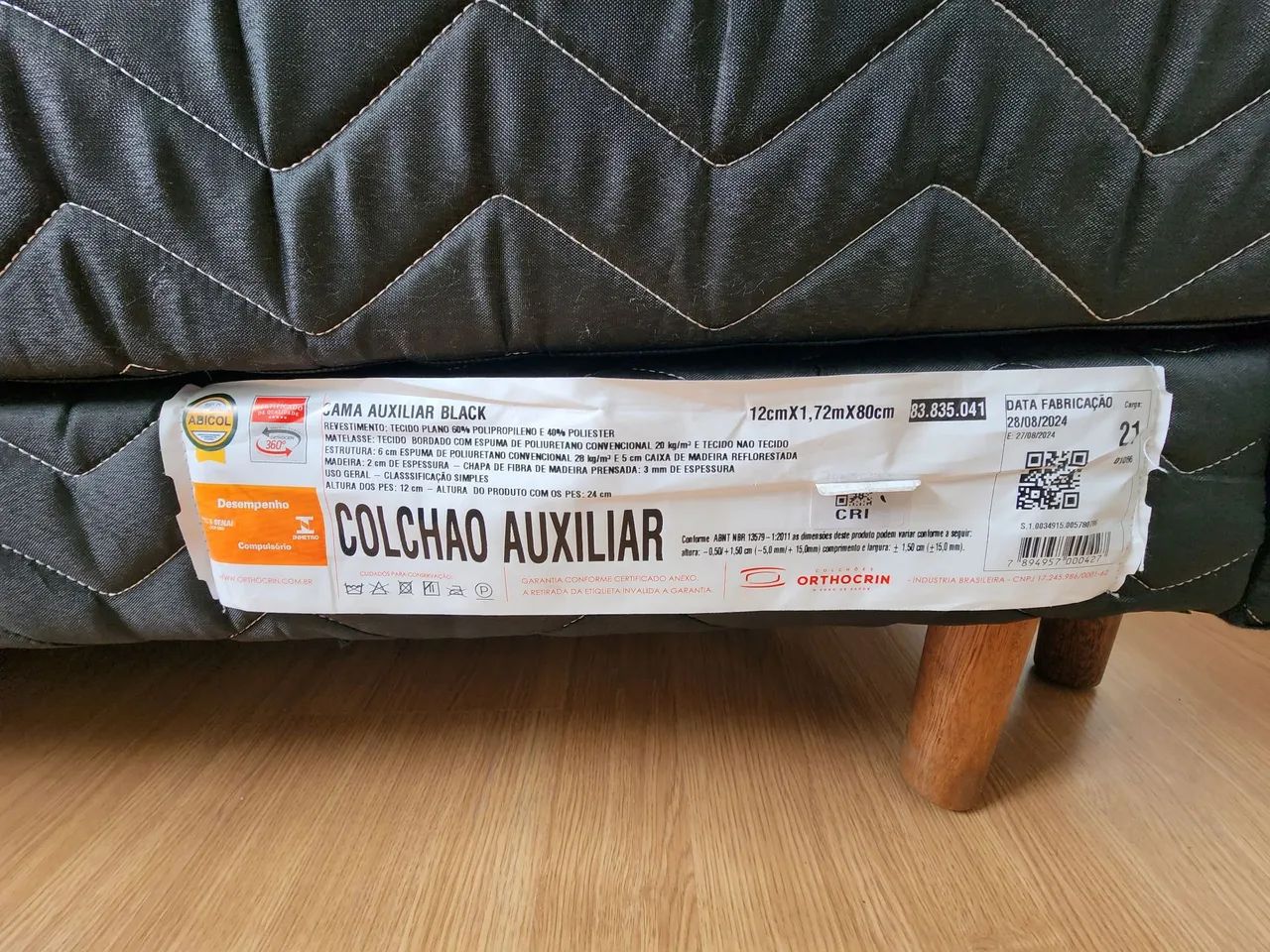 Cama box solteiro com auxiliar - Foto 3