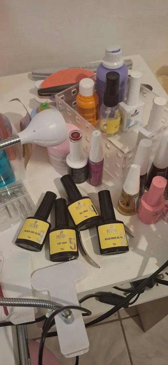 Kit completo para nails designer novo - Foto 4
