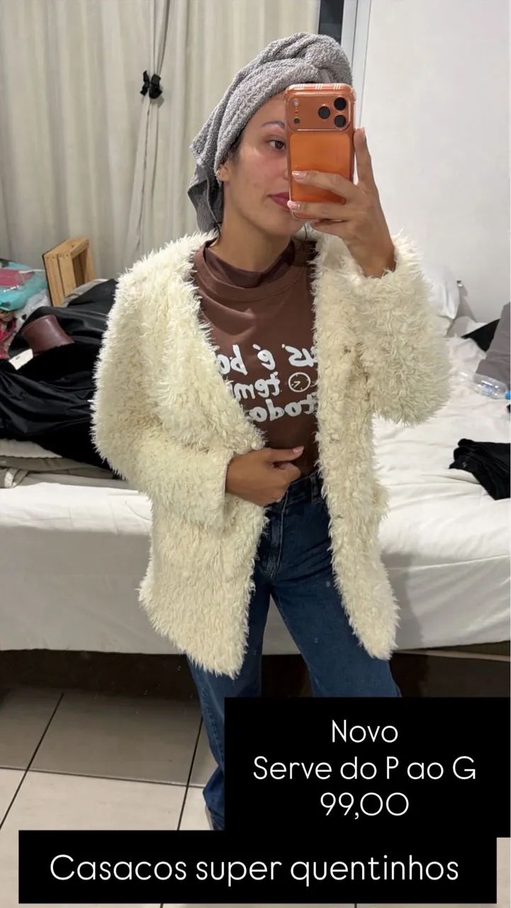 Casacos de pelo novos Tamanho U  - Foto 2