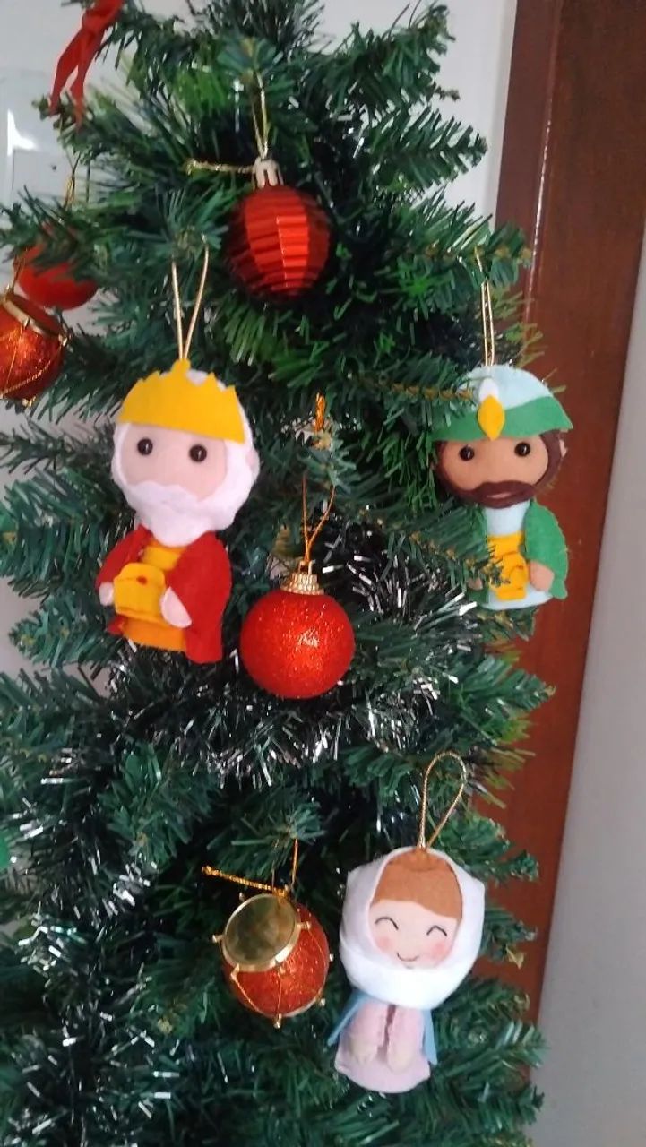Kit presépio para árvore de Natal  - Foto 3