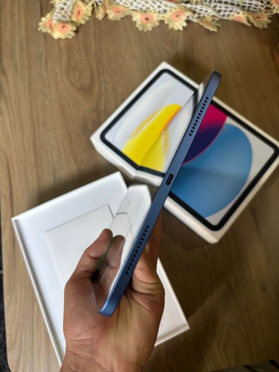 IPAD 10 IMPECÁVEL CAIXA E NOTA  - Foto 4