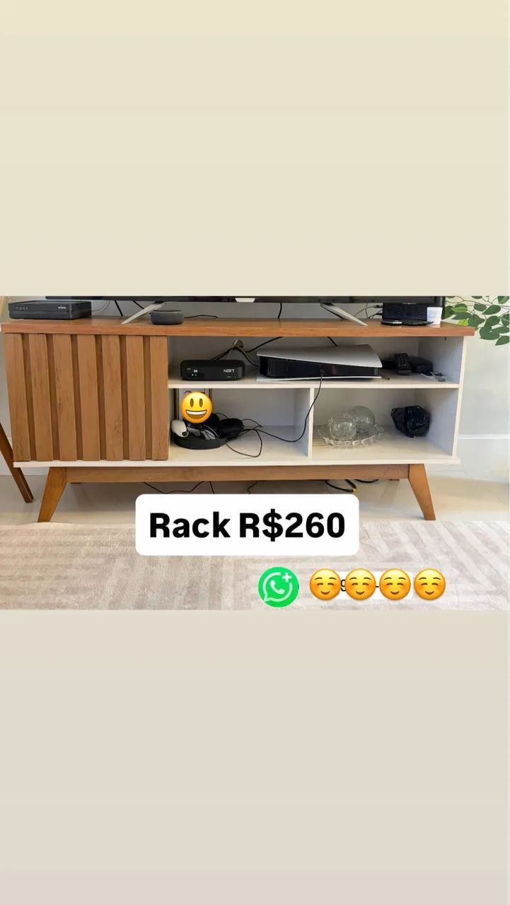 Rack para espaços pequenos 