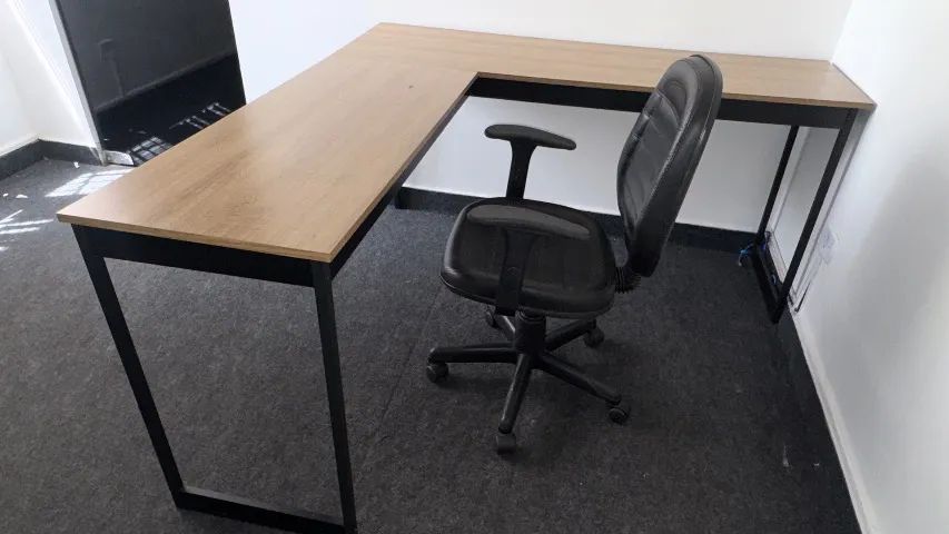 Mesa em L escritório  - Foto 3